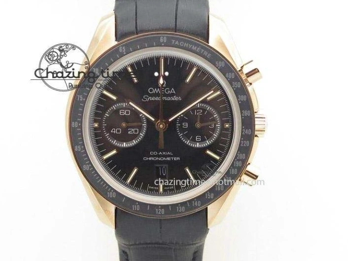 0106 Fashionable De Ville Prestige Real Power Reserve SS TW 1:1 Best Edition White Dial Blue Markers On Leather Strap A 8094